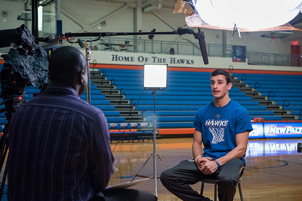 Student on ESPN